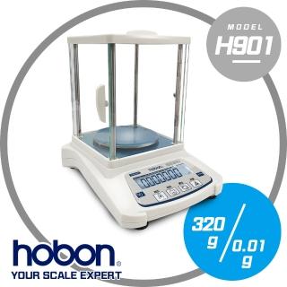 【HOBON】H901專業型高精密電子天平(320g/0.01g 防風罩款)