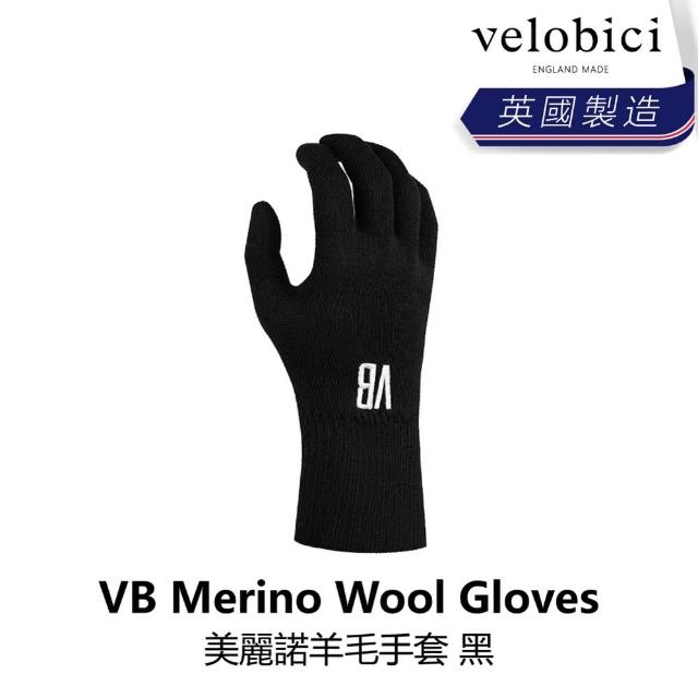 【velobici】Merino Wool Gloves 美麗諾羊毛手套 黑