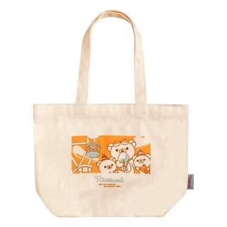 【San-X】拉拉熊 甜點樂園系列 純棉手提帆布袋(生活雜貨)