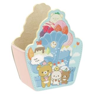 【San-X】拉拉熊 甜點樂園系列 甜點城堡造型置物盒(生活雜貨)
