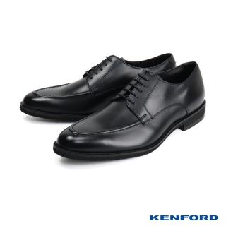 【KENFORD】百搭商務裙飾綁帶德比鞋 黑色(KN63-BL)