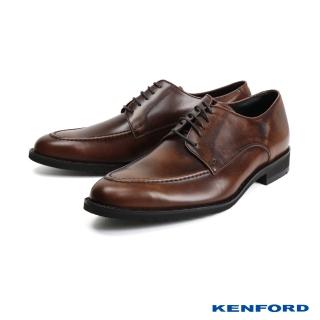 【KENFORD】百搭商務裙飾綁帶德比鞋 棕色(KN63-BR)