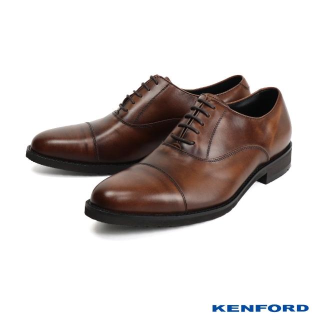 【KENFORD】日系紳士商務橫飾牛津鞋 棕色(KN62-BR)