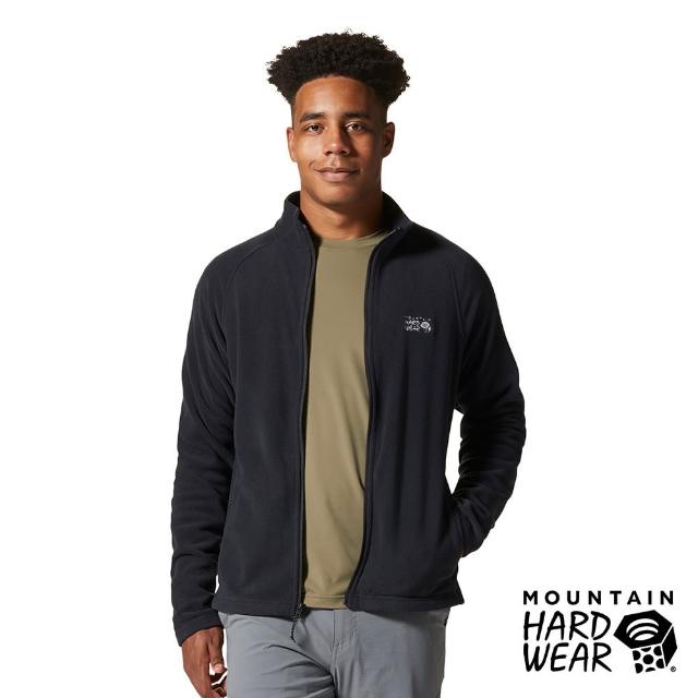 【Mountain Hardwear】Polartec Microfleece Full Zip 保暖刷毛立領外套 男款 黑色 #1989181