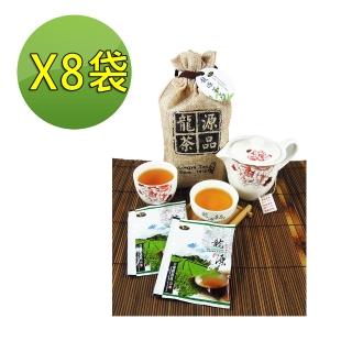 【龍源茶品】嚴選高山烏龍茶葉茶包8包組1箱(3gx20包x1袋；復古麻袋)