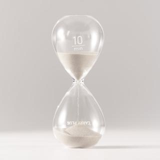 【CarryPlus】極簡美學10分鐘沙漏- 永恆灰(10mins Timer)