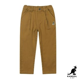 【KANGOL】韓國-KIDS 基本款哈倫褲-褐色(W22AB001BG)