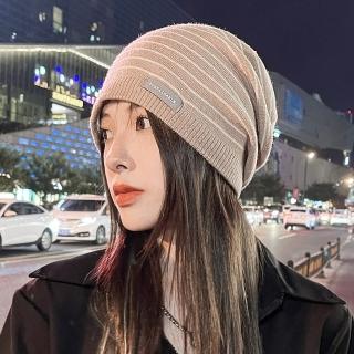 【Acorn 橡果】韓系防曬機能帽毛帽月子帽保暖防風頭罩1730(卡其)