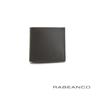 【RABEANCO】中性簡約6卡短夾(鐵灰)