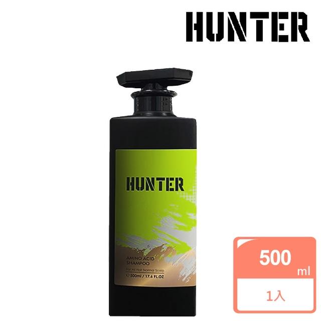 【HUNTER 獵香】胺基酸深層修護洗髮精 500ml/瓶(深層修護/敏感性頭皮適用)