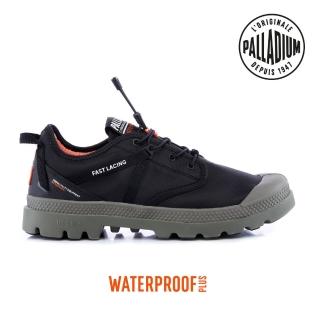 【Palladium】OX TRAVEL LITE+ WP+快穿輕量低筒防水靴-中性-深苔黑綠(77338-008)