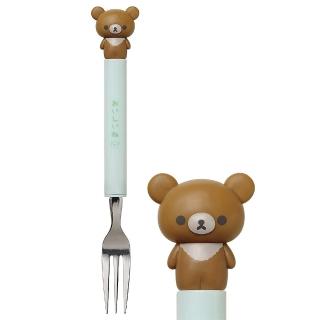 【San-X】拉拉熊 角色造型不鏽鋼叉子 蜜茶熊(Rilakkuma)