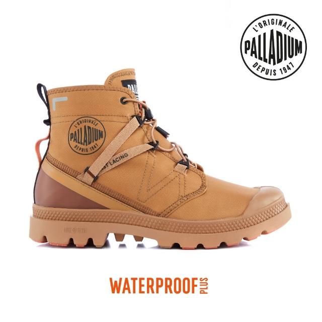 【Palladium】PAMPA TRAVEL LITE+ WP+快穿輕量防水靴/休閒鞋-男鞋/女鞋-峽谷棕(77238-269)