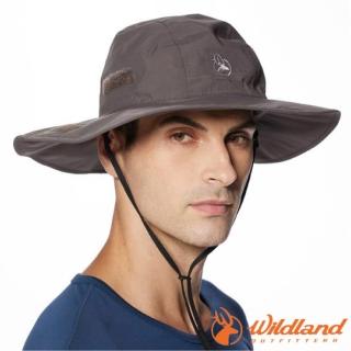 【Wildland 荒野】中性抗UV防水保暖盤帽.大圓盤帽.防曬帽(W2017-99 深霧灰)