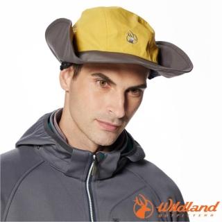 【Wildland 荒野】中性抗UV防水保暖盤帽.大圓盤帽.防曬帽(W2017-33 駱黃色)