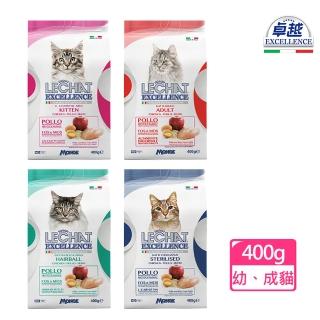 【EXCELLENCE 卓越】天然呵護貓糧-400g(貓飼料、幼母貓、成貓、化毛貓、結紮貓)