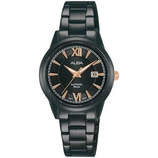 【ALBA】雅柏 簡約羅馬時尚手錶-29mm 情人節禮物(VJ22-X375SD/AH7AK3X1)