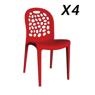【ONE 生活】泡泡造型休閒椅4入/組 台灣製(PP耐衝擊新料/抗UV/通過SGS檢驗)