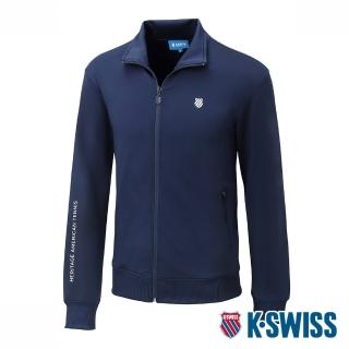 【K-SWISS】運動外套 5 Stripe Shoulder Jacket-女-藍(197272-426)