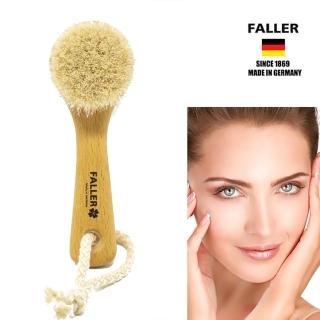 【FALLER 芙樂】德國製山羊毛溫和毛孔深層臉部按摩乾刷(乾刷/沐浴按摩美容潔顏/520愛你)