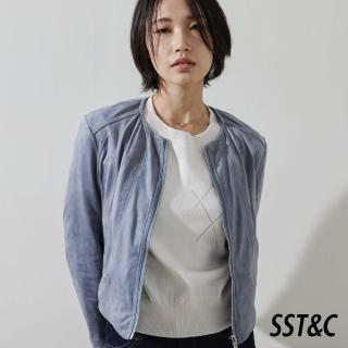 【SST&C 最後55折】女士麂皮圓領外套-多色任選