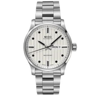 【MIDO 美度】MULTIFORT 先鋒系列 日內瓦波紋 機械腕錶 禮物推薦 畢業禮物(M0054301103180)