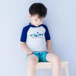 【SeasonsBikini】男孩兒童防曬短袖泳衣 -289(兒童泳衣兒童防曬泳衣)