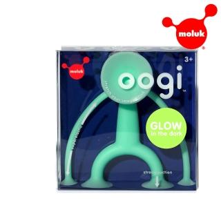 【瑞士 Moluk】開放式創意玩具 Oogi麻吉人-夜光小綠人(啟發創意/夜光玩具/幼兒感統玩具)