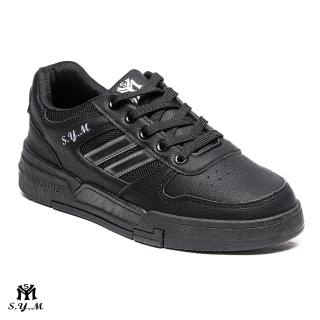 【S.Y.M】-官方直營-俐落美學休閒運動鞋-黑