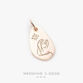 【WEDDING CODE】14K 迪士尼項鍊 盾牌造型(迪士尼 母親節 現貨禮物)