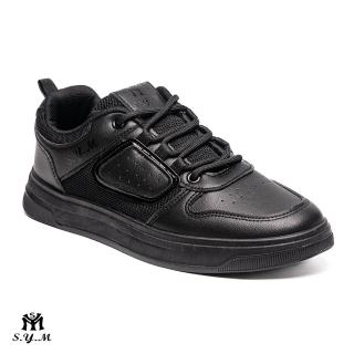 【S.Y.M】-官方直營-經典街頭低筒運動鞋-黑