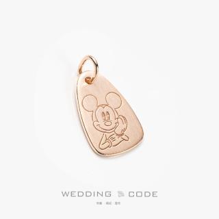 【WEDDING CODE】14K 迪士尼項鍊 三角造型(迪士尼 母親節 現貨禮物)