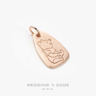 【WEDDING CODE】14K 迪士尼項鍊 三角造型(迪士尼小熊維尼 母親節 現貨禮物)