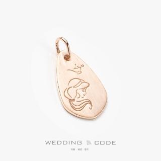 【WEDDING CODE】14K 迪士尼項鍊 盾牌造型(迪士尼 FUN4購物節 現貨禮物)