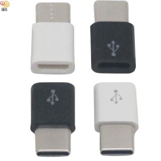 【月陽】超值4入金屬母座Micro USB轉Type-C轉接頭(USBMC1X4)