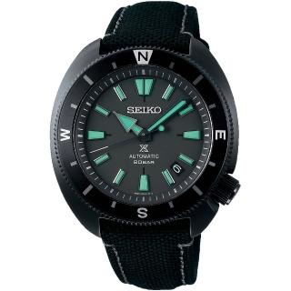 【SEIKO 精工】限量款 PROSPEX 黑潮系列 夜視鏡綠 200米潛水機械錶 SK038(SRPH99K1/4R35-05H0C)