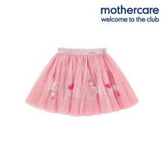 【mothercare】專櫃童裝 粉紅亮星星紗裙/短裙/裙子(9-24個月)