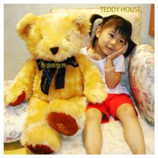 【TEDDY HOUSE泰迪熊】泰迪熊玩具玩偶公仔絨毛限量紀念泰迪熊大棕(正版泰迪熊附證書許願卡好運泰迪熊)