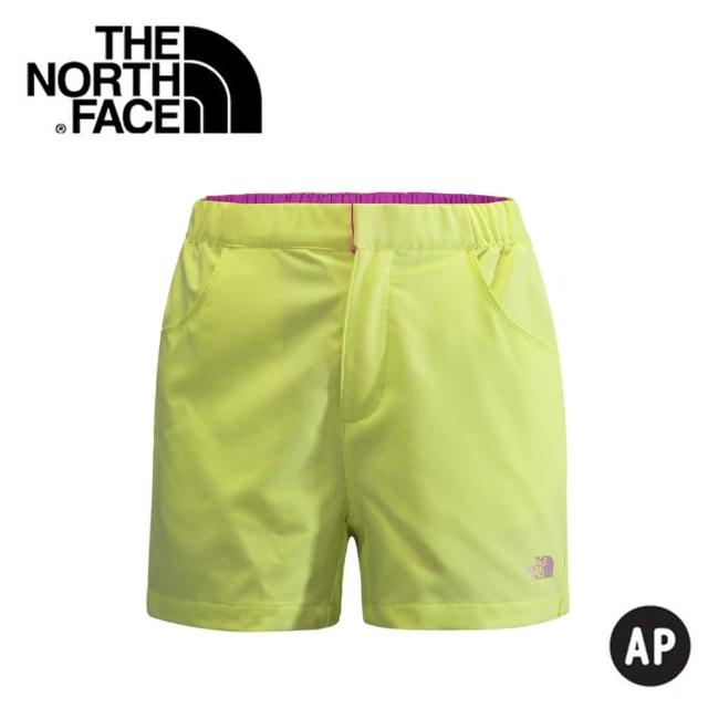 【The North Face】女 SCafe短褲 《哈瑪奇黃》短褲/休閒短褲/ NF00CZR4(悠遊山水)
