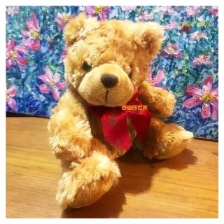 【TEDDY HOUSE泰迪熊】泰迪熊玩具玩偶公仔絨毛娃娃玫瑰紋發財泰迪熊