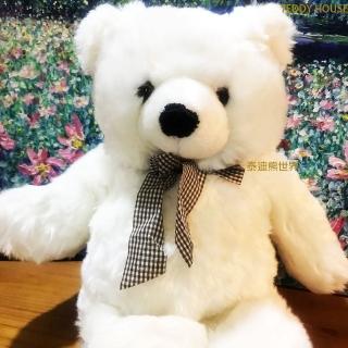 【TEDDY HOUSE泰迪熊】泰迪熊玩具玩偶公仔絨毛娃娃富兆王子泰迪熊大白