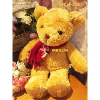 【TEDDY HOUSE泰迪熊】泰迪熊玩具玩偶公仔絨毛娃娃圍巾泰迪熊小棕