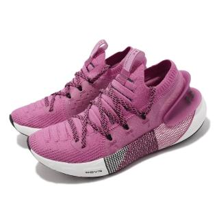 【UNDER ARMOUR】慢跑鞋 HOVR Phantom 3 女鞋 桃粉色 路跑 針織 支撐 穩定 運動鞋 UA(3025517601)