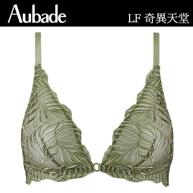 【Aubade】奇異天堂刺繡無鋼圈內衣-LF(叢林綠)