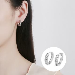【A&R】s925純銀立體鏤空招財貔貅耳環(男女款 浮雕 立體感 情人節 生日禮物 抗敏感)