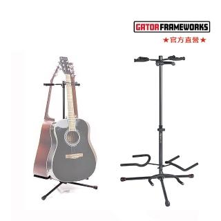 【Gator Frameworks】GTR3000-三支吉他用輕便立架Triple Guitar Stand(吉他貝斯玩家必備)