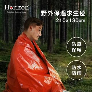 【Horizon 天際線】野外保暖急救求生毯210x130cm-6入組(急救毯 保暖毯 救生毯)