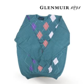 【Glenmuir】青綠圓領棉衫(針織衫 毛衣 長袖毛衣 線衫)