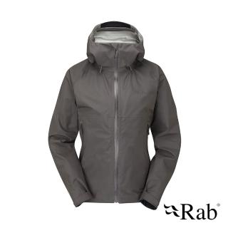 【RAB】Namche GTX Paclite Jacket Wmns GTX輕量防風防水連帽外套 女款 石墨灰 #QWH60
