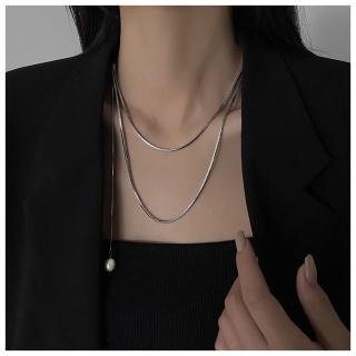 【HaNA 梨花】韓國兼具實用性和時髦感．長珍珠簡約項鍊